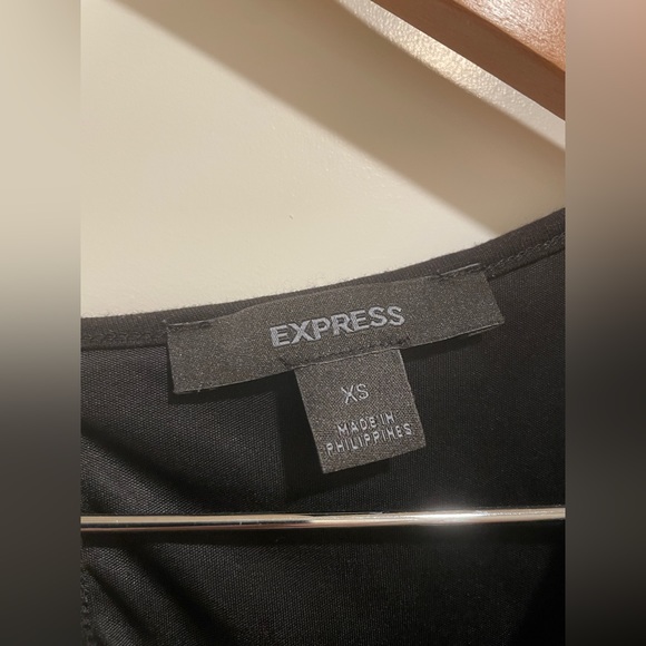 Express Black Sequin Mini Party Dress size XS - Picture 5 of 9